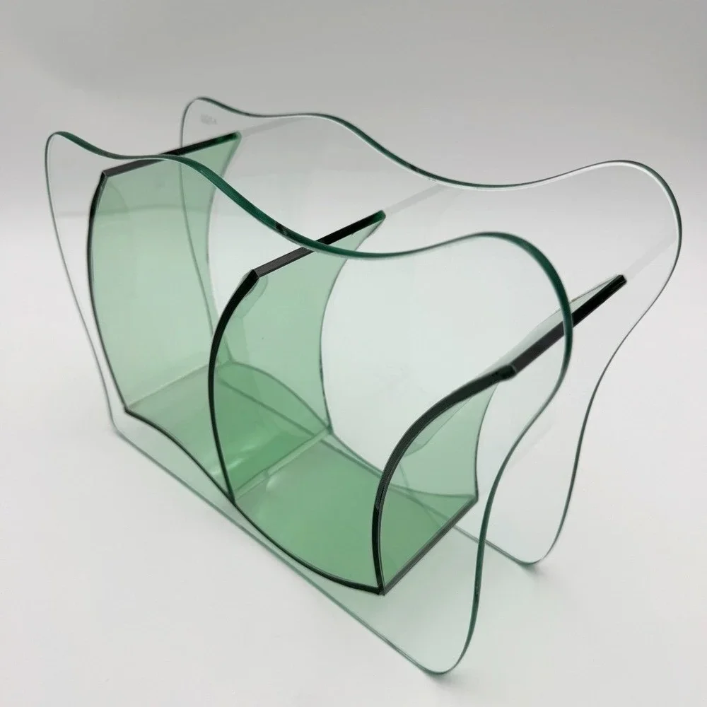 Azoo Glass Nano Aquarium Wavy Modern Aquascape Tank Modern Decor Display Planter